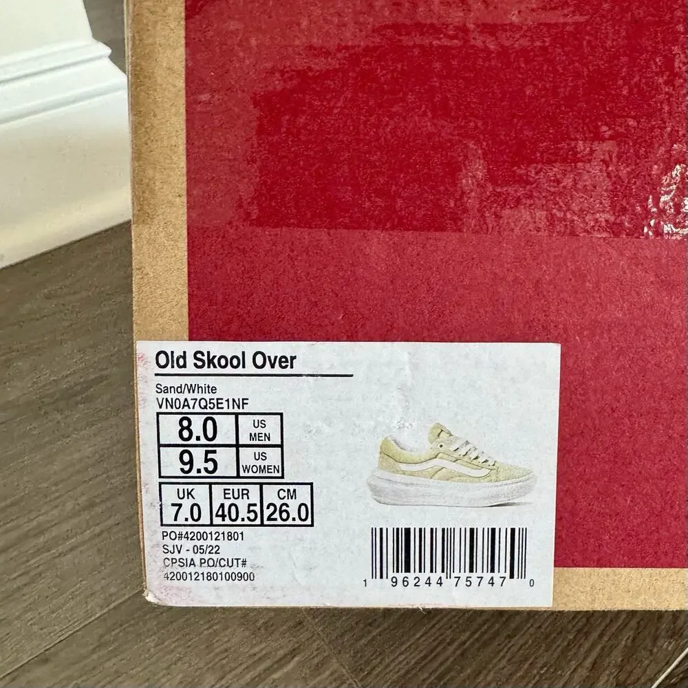 VANS Old Skool Overt CC Platform Sand Low Shoes Comfy Cush Mens 8 Womens 9.5 - Picture 11 of 13